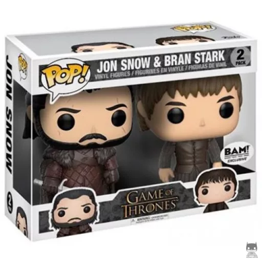 Figurine Funko POP Jon Snow & Bran Stark (Pop! Vinyl)