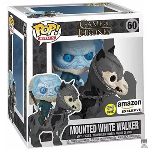 Figurine Funko POP Marcheur Blanc sur Cheval (Glow in the Dark) (Game of Thrones)