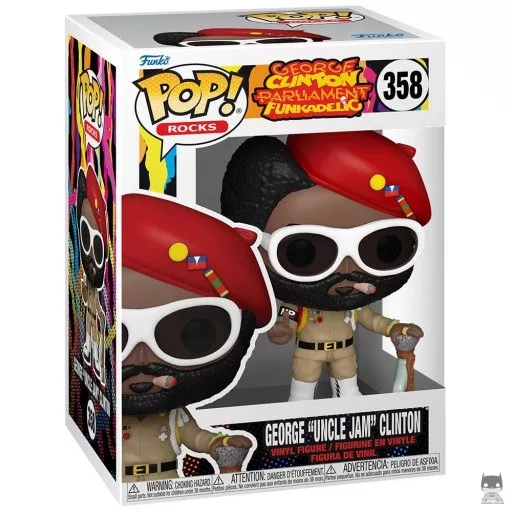 Figurine Funko POP George "Uncle Jam" Clinton (George Clinton Parliament Funkadelic)