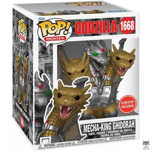 Figurine Funko POP Mecha-King Ghidora (SuperSized) (GameStop)