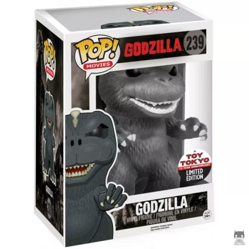 Figurine Funko POP Godzilla (Noir & Blanc) (Supersized) (Exclusive)