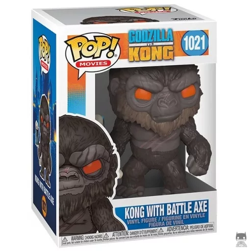 Figurine Funko POP Kong avec Hâche (Godzilla vs. Kong)