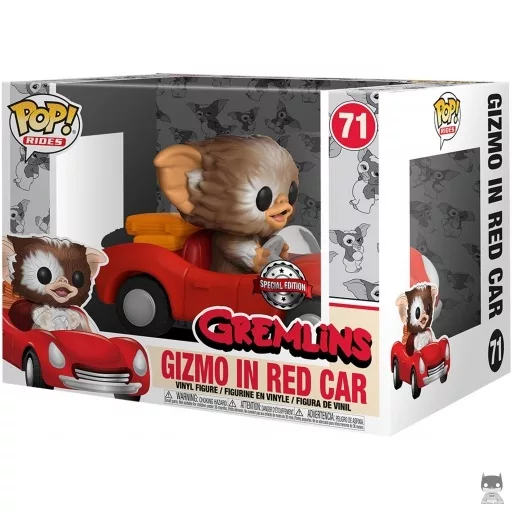 Figurine Funko POP Gizmo dans la voiture rouge (Exclusive)