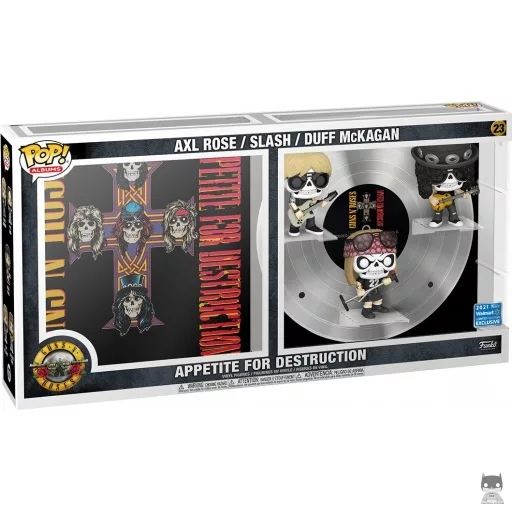 Figurine Funko POP Guns
  N' Roses : Appetite for Destruction (Axl Rose, Slash & Duff McKagan) (Guns N Roses)