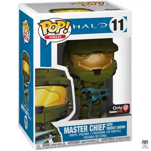 Figurine Funko POP Master Chief avec Epée d'Energie (Exclusive)