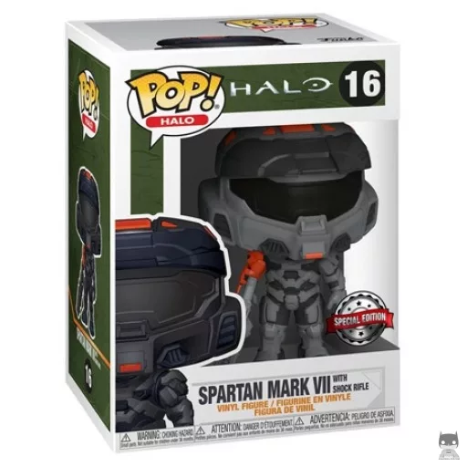 Figurine Funko POP Spartan Mark VII avec Voltaction (Exclusive)