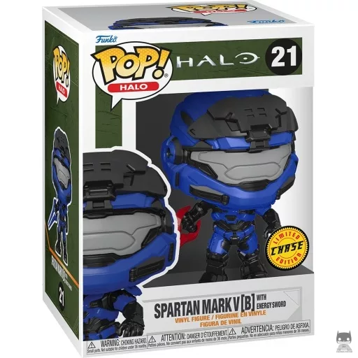 Figurine Funko POP Spartan Mark V (B) avec Epée d'Energie (Halo)