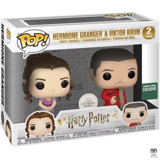 Figurine Funko POP Hermione Granger & Viktor Krum en tenue de Bal (Multipack)