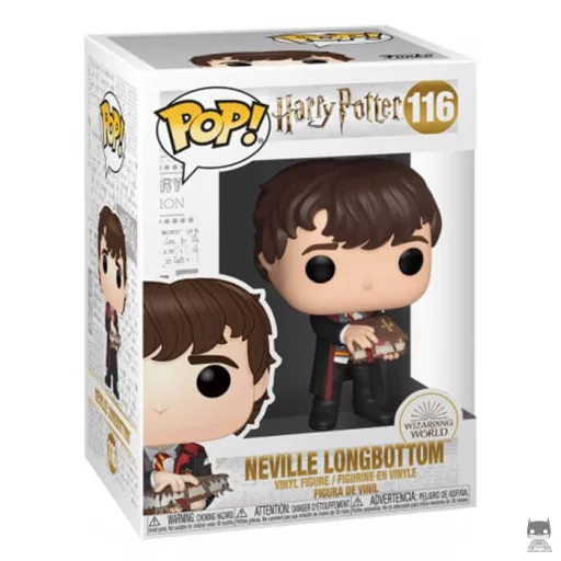 Figurine Funko POP Neville Londubat avec le Livre Monstre (Harry Potter)