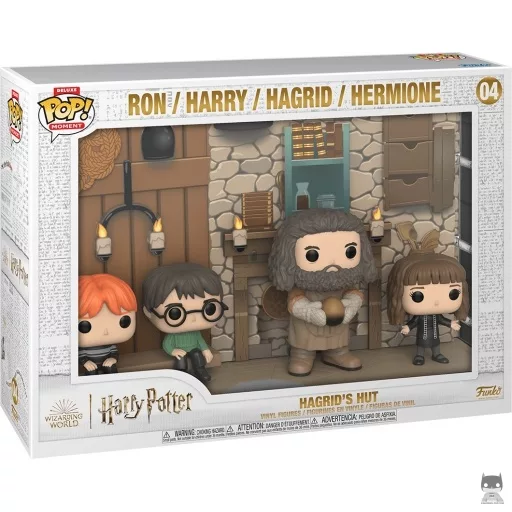 Figurine Funko POP La Cabane d'Hagrid (Ron, Harry, Hagrid & Hermione) (Pop! Vinyl)