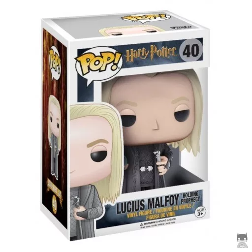 Figurine Funko POP Lucius Malfoy tenant la Prophétie (Harry Potter)