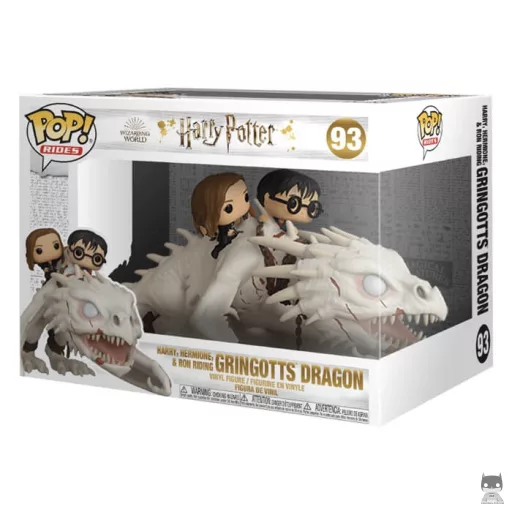 Figurine Funko POP Harry, Ron & Hermione sur le Dragon (Harry Potter)