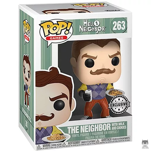 Figurine Funko POP Le Voisin avec lait & cookies (Le Voisin)