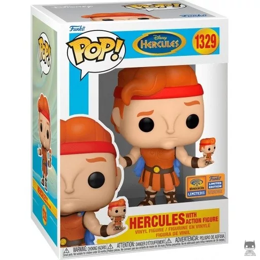 Figurine Funko POP Hercule avec sa figurine (Hercule)