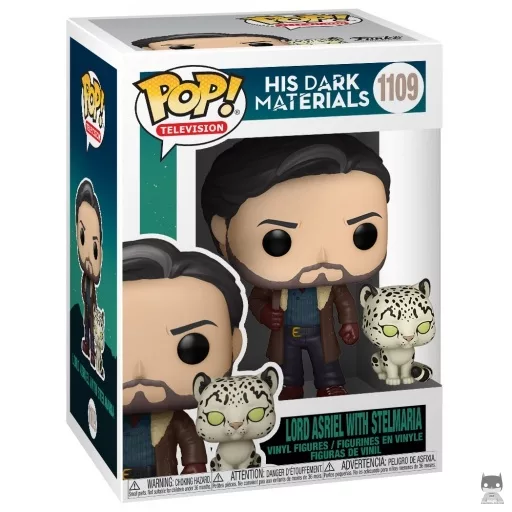Figurine Funko POP Lord Asriel avec Stelmaria (His Dark Materials)