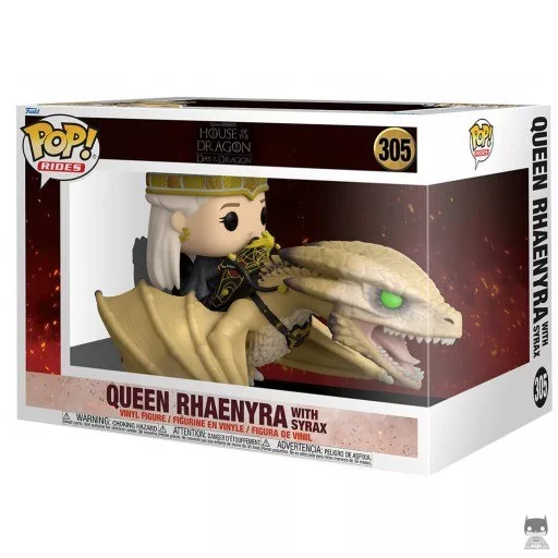 Figurine Funko POP Reine Rhaenyra avec Syrax (Pop! Vinyl)