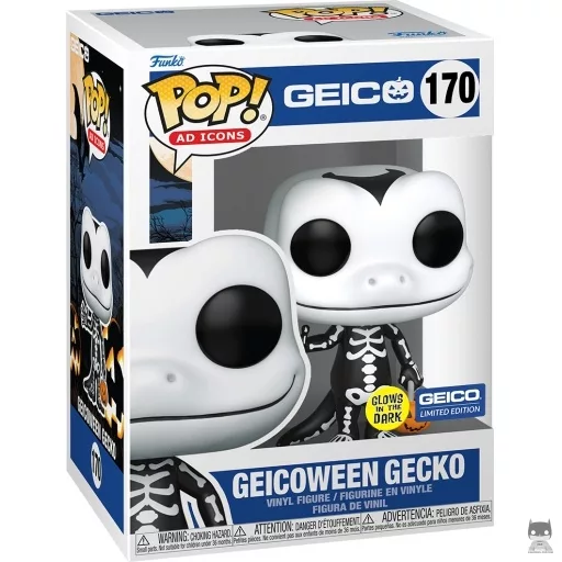Figurine Funko POP Geicoween Gecko (Glow In the Dark) (Icônes de marques)