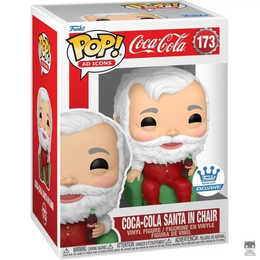 Figurine Funko POP Père Noël Coca-Cola sur Fauteuil (Icônes de marques)