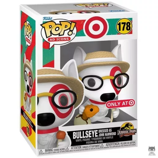 Figurine Funko POP Bullseye en John Hammond (Icônes de marques)