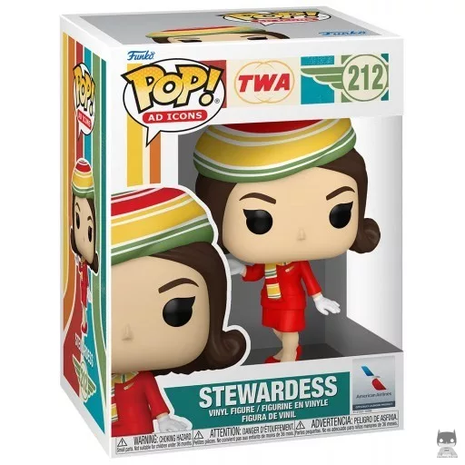 Figurine Funko POP Hôtesse de L'Air TWA (Icônes de marques)