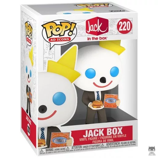 Figurine Funko POP Jack Box (Burger) (Icônes de marques)