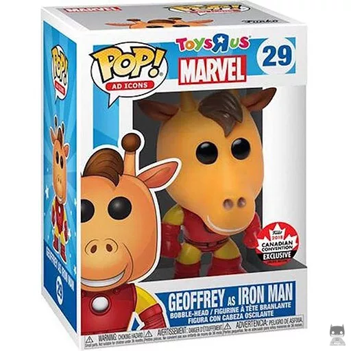 Figurine Funko POP Geoffrey la Girafe (en Iron Man) (Exclusive)