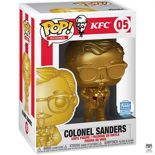 Figurine Funko POP Colonel Sanders (Or) (Pop! Vinyl)