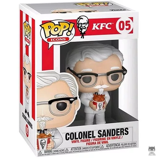 Figurine Funko POP Colonel Sanders (Seau de Poulet) (Pop! Vinyl)