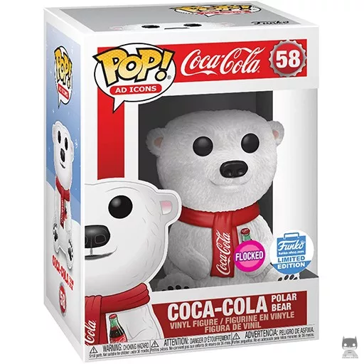 Figurine Funko POP Ours polaire Coca-Cola (Flocked) (Funko Shop)