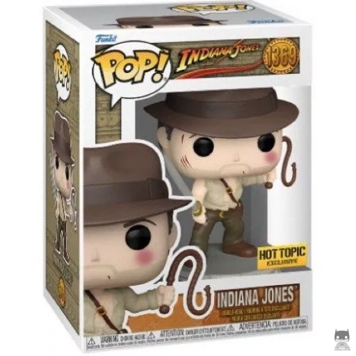 Figurine Funko POP Indiana Jones avec fouet et épée (Hot Topic)