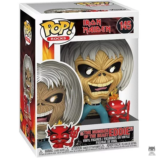 Figurine Funko POP The Number of the Beast Eddie (Iron Maiden)