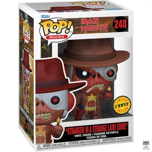Figurine Funko POP Eddie Stranger in a Strange Land (Chase) (Metallic)