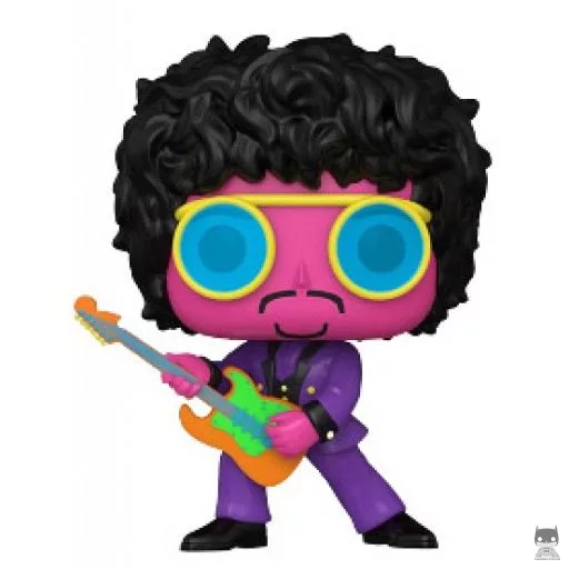 Figurine Funko POP Jimi Hendrix en Costume Violet (Black Light) (Jimi Hendrix)