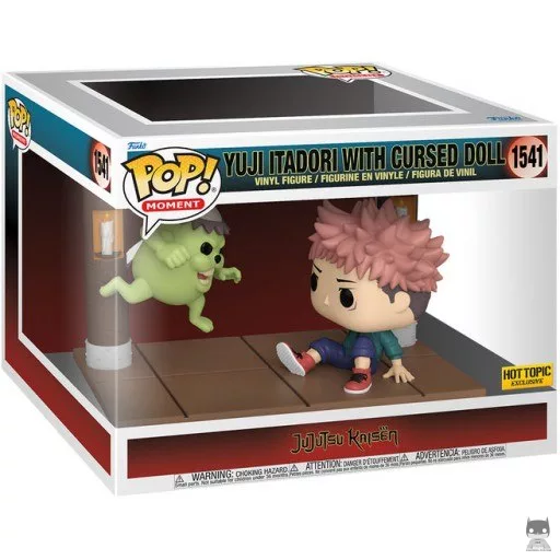 Figurine Funko POP Yuji Itadori avec Poupée Maudite (Hot Topic)