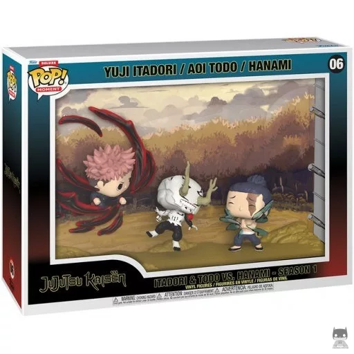 Figurine Funko POP Yuji Itadori & Todo vs Hanami -  Saison 1 (Jujutsu Kaisen)