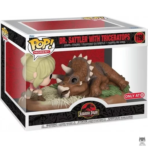 Figurine Funko POP Dr. Sattler avec Triceratops (Jurassic Park)