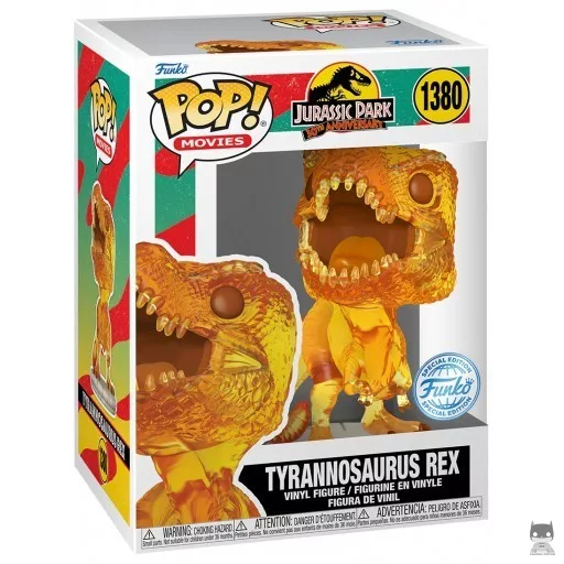 Figurine Funko POP Tyrannosaurus Rex (Ambre) (Translucent)