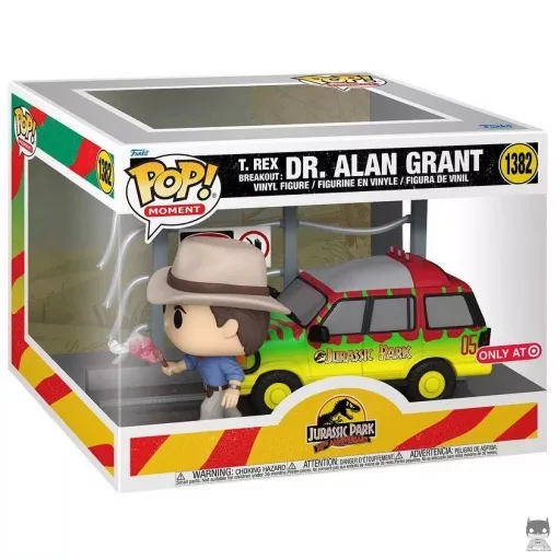 Figurine Funko POP L’Évasion du T. Rex : Dr. Alan Grant (Jurassic Park)