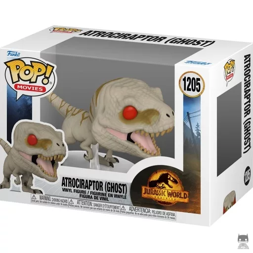 Figurine Funko POP Atrociraptor (Ghost) (Jurassic World Le Monde d'Après)