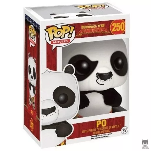 Figurine Funko POP Po (Flocked) (Kung Fu Panda)