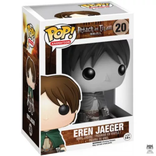 Figurine Funko POP Eren Jaeger Noir & Blanc (Black & White)