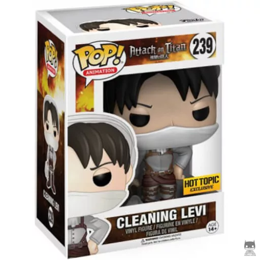 Figurine Funko POP Levi Nettoyage (Hot Topic)