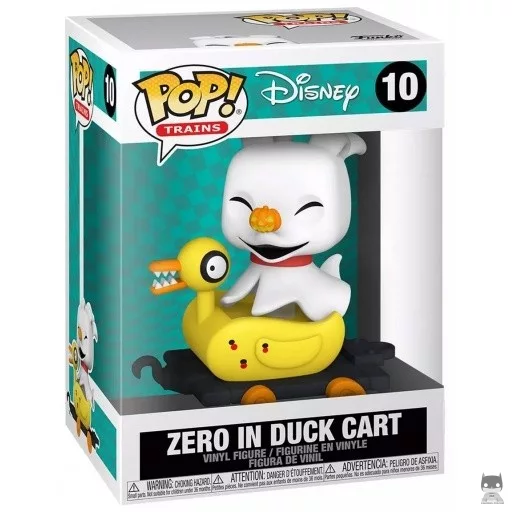 Figurine Funko POP Zero dans le wagon Canard (L'Etrange Noël de M. Jack)