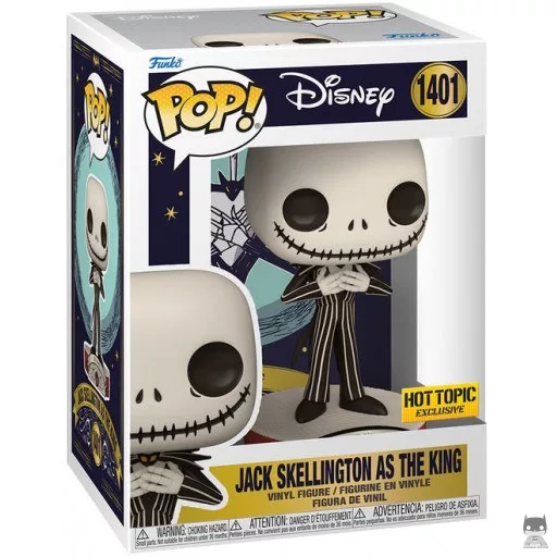 Figurine Funko POP Jack Skellington en Roi (Hot Topic)