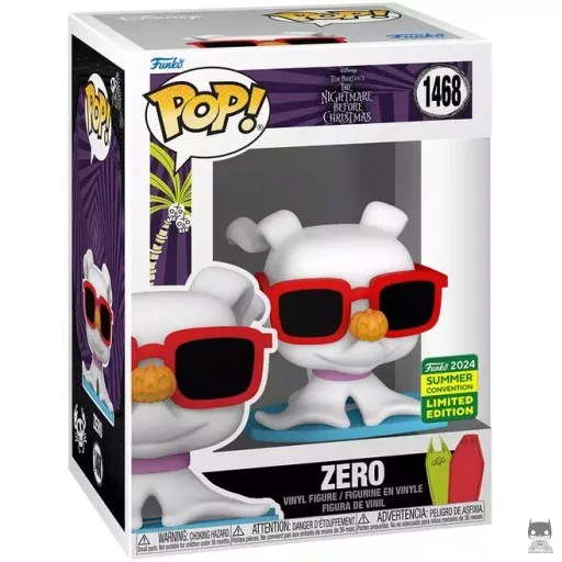 Figurine Funko POP Zero avec des Lunettes de Soleil (L'Etrange Noël de M. Jack)