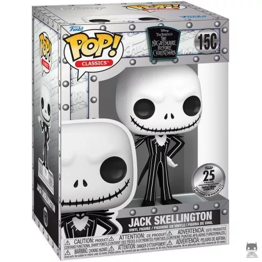Figurine Funko POP Jack Skellington (Célébration 25 Ans) (Exclusive)