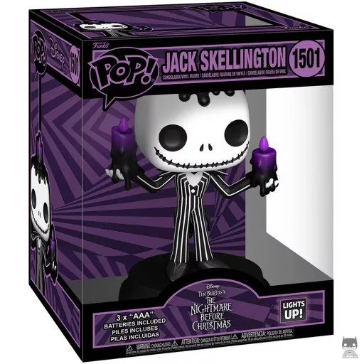 Figurine Funko POP Jack Skellington (SuperSized) (L'Etrange Noël de M. Jack)