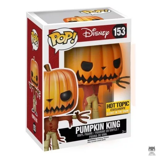 Figurine Funko POP Jack Skellington en roi des Citrouilles (L'Etrange Noël de M. Jack)
