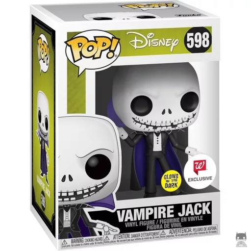 Figurine Funko POP Jack en Vampire (L'Etrange Noël de M. Jack)