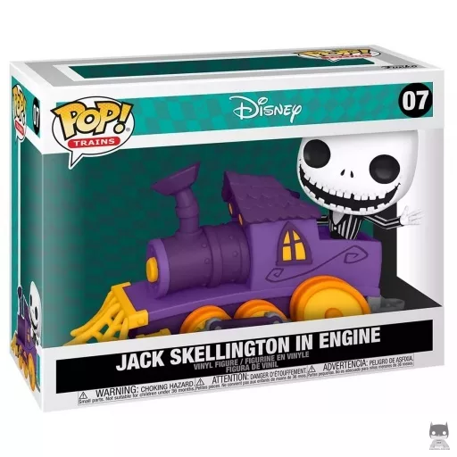 Figurine Funko POP Jack Skellington dans Locomotive (Pop! Vinyl)